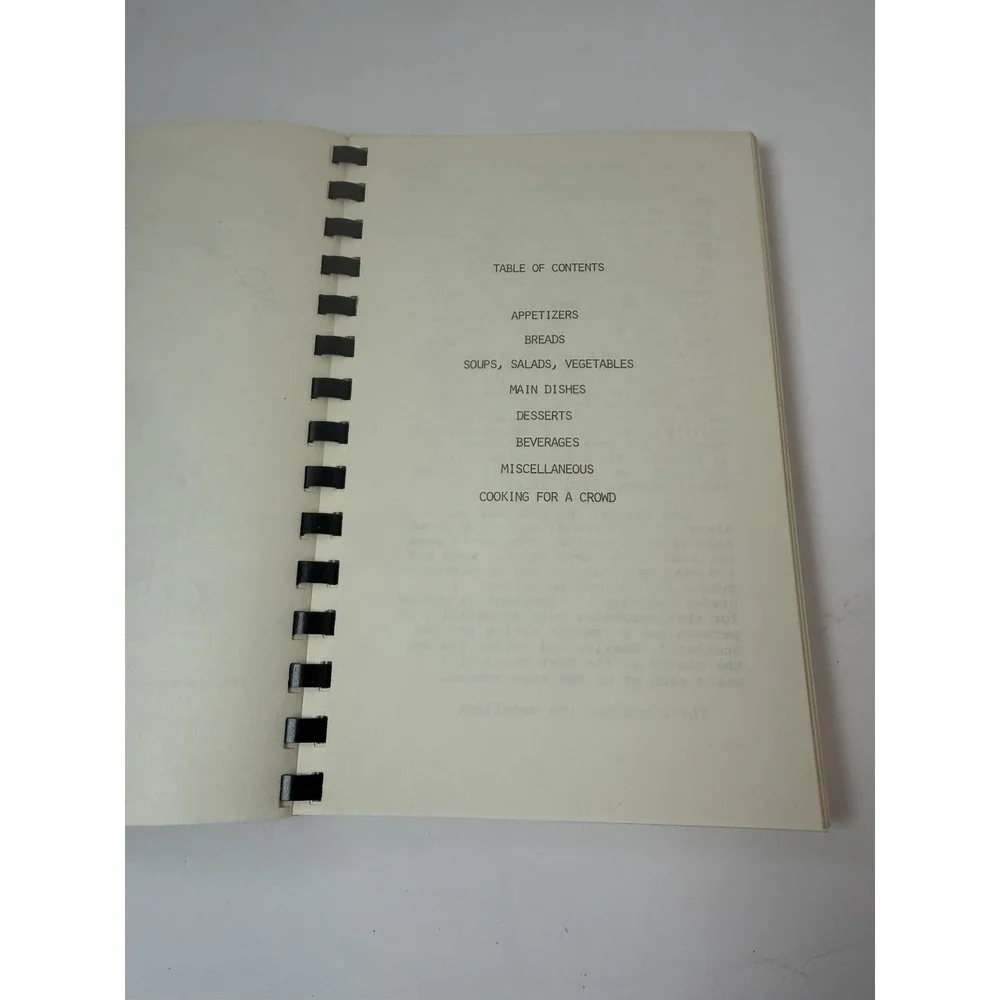 Northern California Delicacies Diocese Cookbook Tahoe‎ City Spiral Bound Vintage